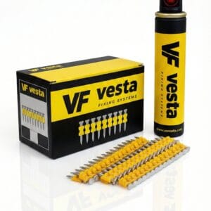 Vesta GSS Gazlı Tabanca Çivisi | Freeman, Akdeniz, Hoffmann, Kofac, Nail, Senco, FixPro Uyumlu Mantolama ve Beton Çakma Çivisi