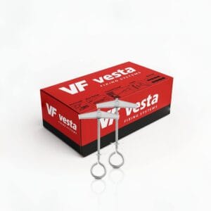 Vesta HTZ-R M4 Kapalı Kanca Askı Dübeli | Kanatlı Vidalı Alçıpan Dübel ile M4 Kapalı Halkalı Askı Çözümü