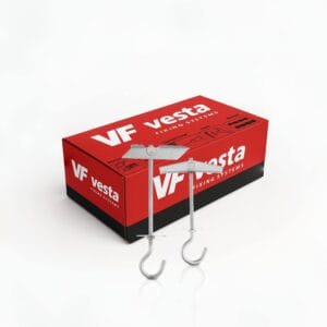 Vesta HTZ-H Açık Kanca Askı Dübeli | Kanatlı Vidalı Alçıpan Dübel ile Açık Askı Kancalı Montaj Seti