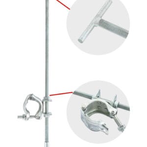 İskele Kelepçesi Set | İnşaat İskele Sistemleri için Standart Boru Bağlantı Kelepçesi Takımı