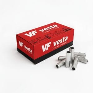 Vesta DKZ-A2 İnox Paslanmaz Çakma Dübel | Dış Mekanlar için Korozyona Dayanıklı Çelik Çakma Dübel